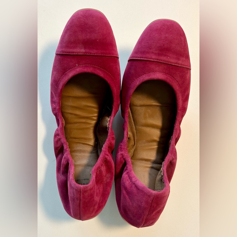 Aquatalia Red Carolyne Flat. Size 9. #NWT.